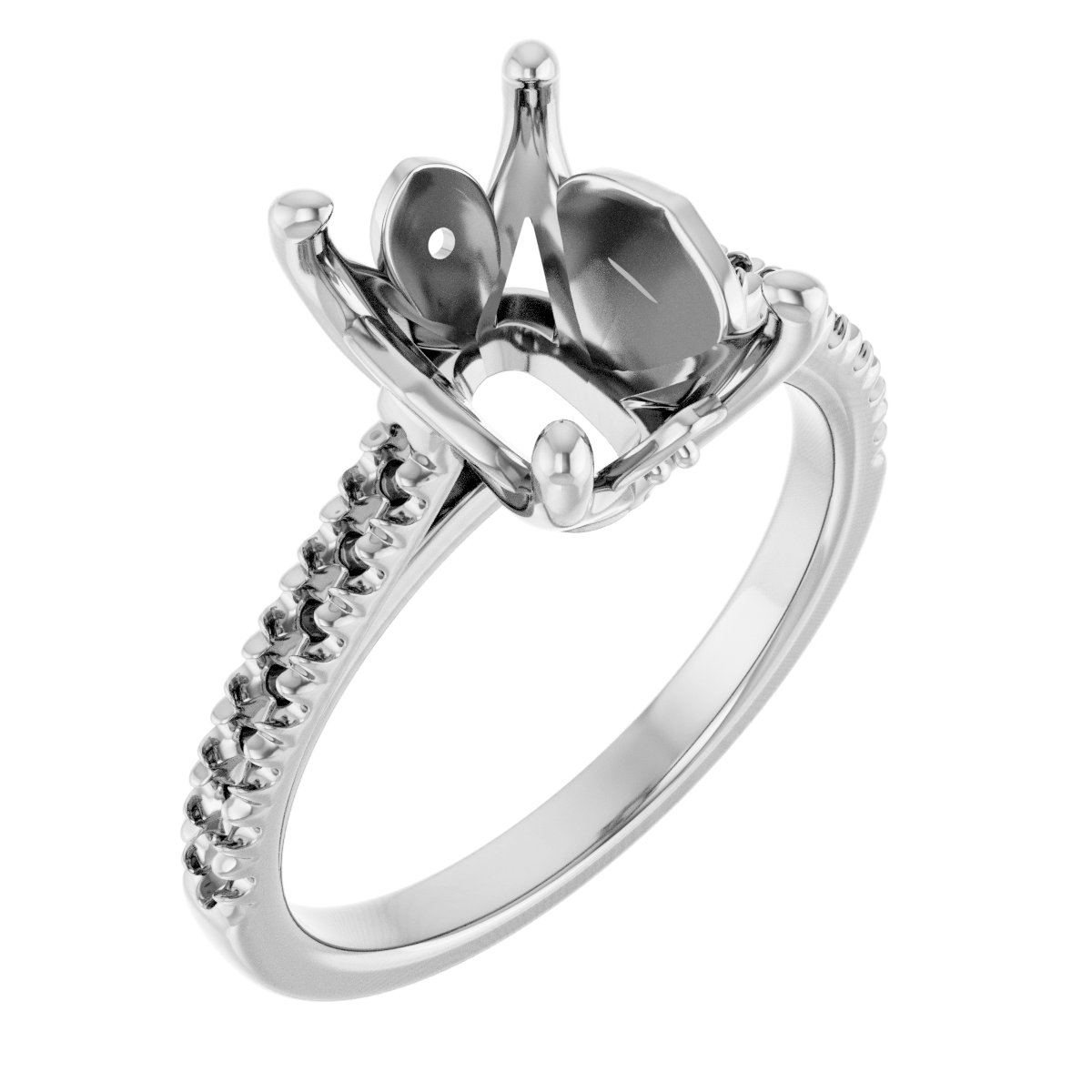Accented Engagement Ring