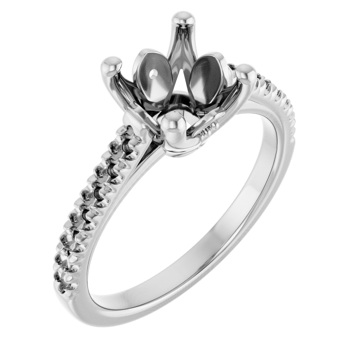 Accented Engagement Ring