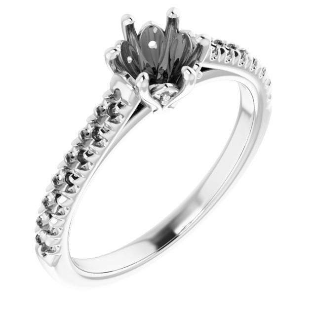 Accented Engagement Ring