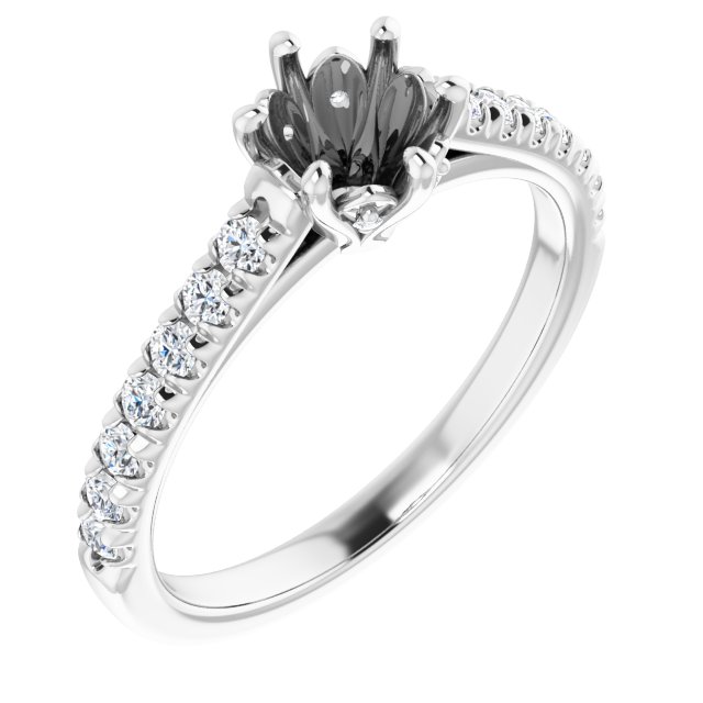 14k White Gold