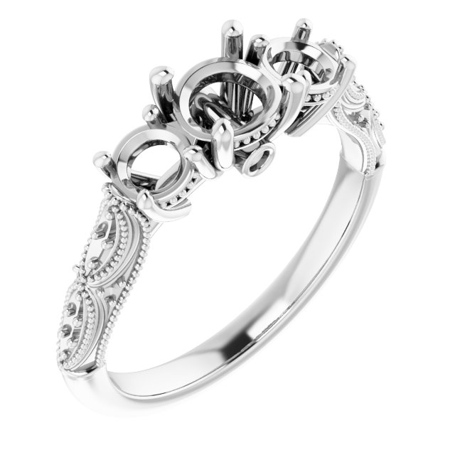 Three-Stone Engagement Ring