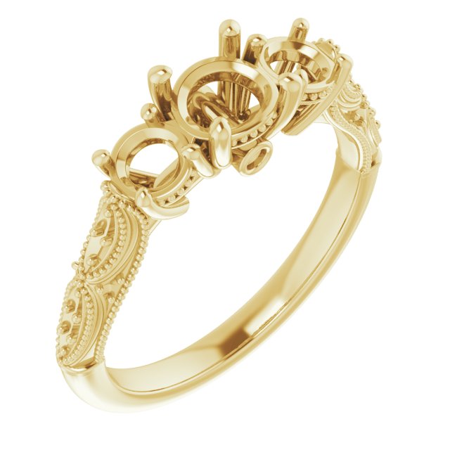 Three-Stone Engagement Ring