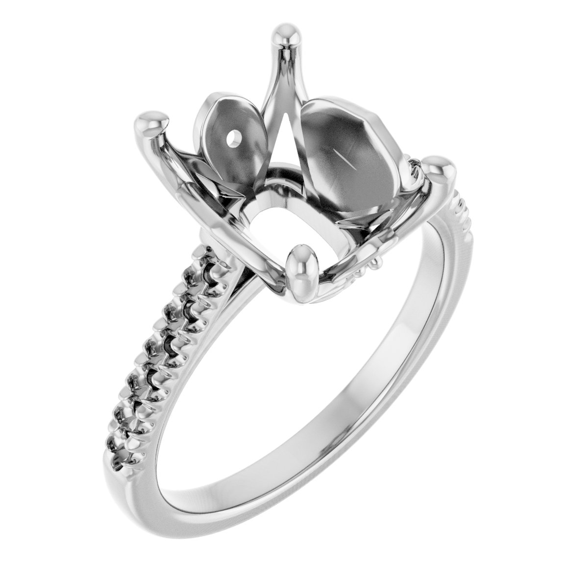 Accented Engagement Ring
