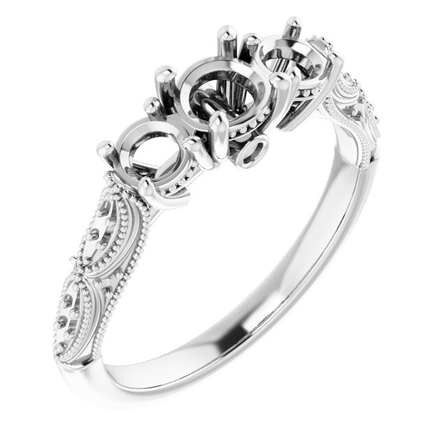 Three-Stone Engagement Ring