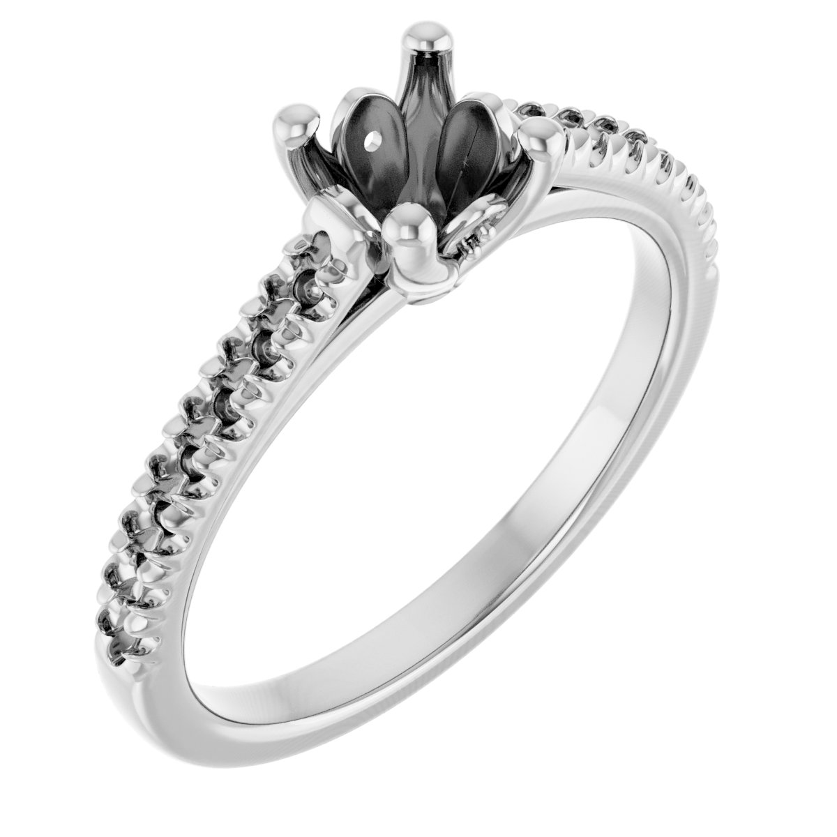 Accented Engagement Ring