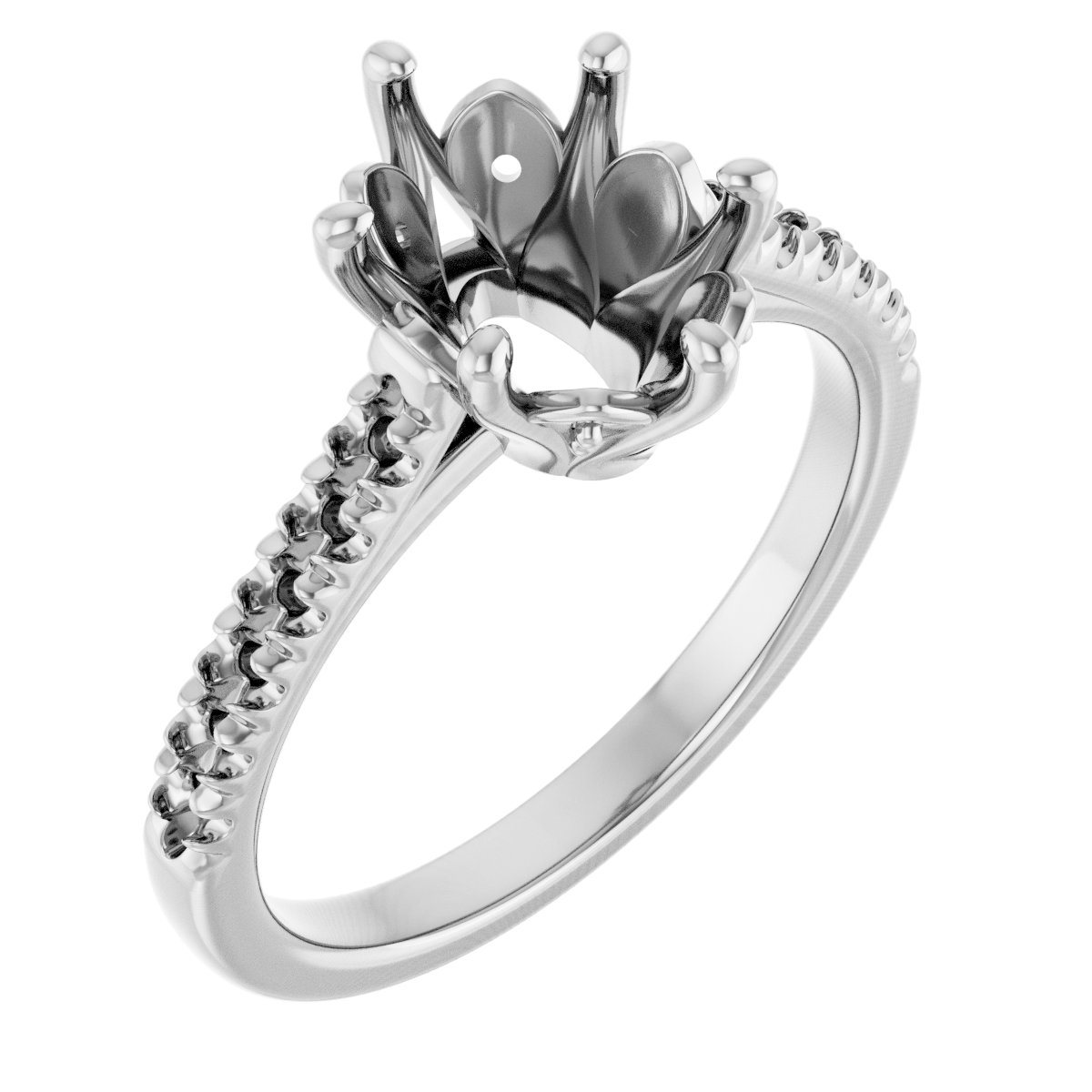 Accented Engagement Ring