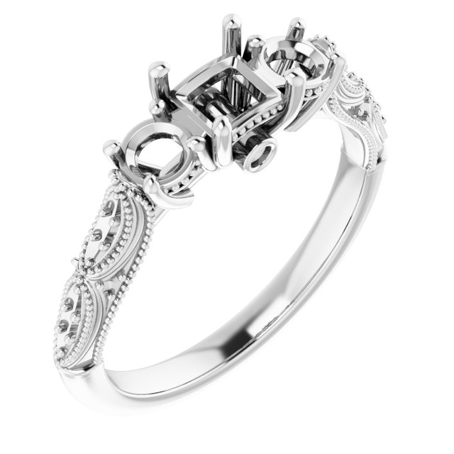 Three-Stone Engagement Ring