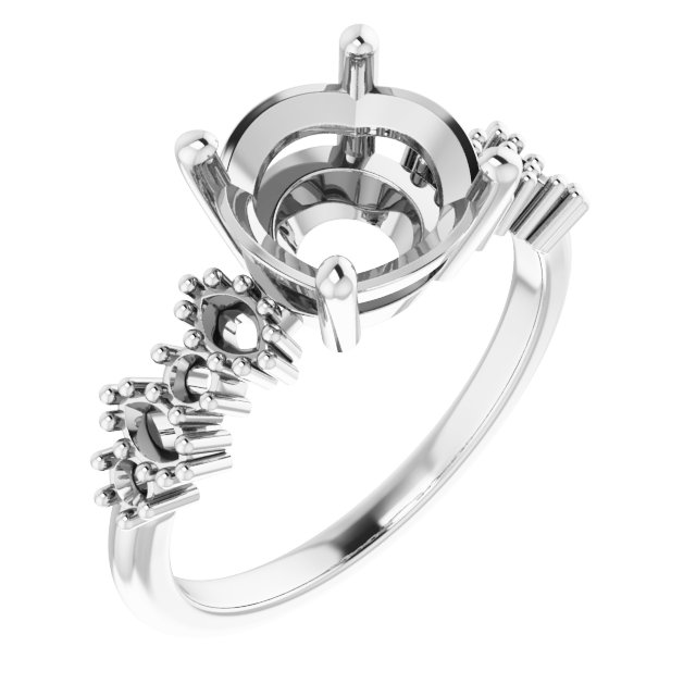Accented Engagement Ring