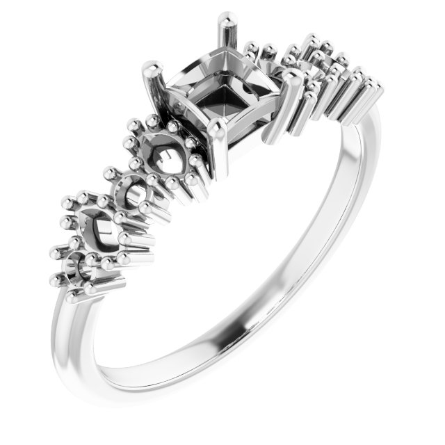 Accented Engagement Ring