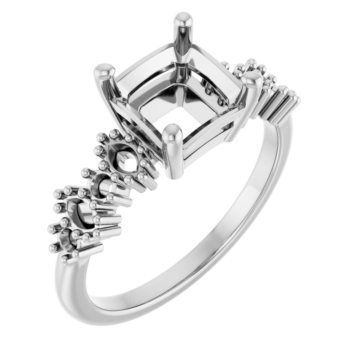 Accented Engagement Ring