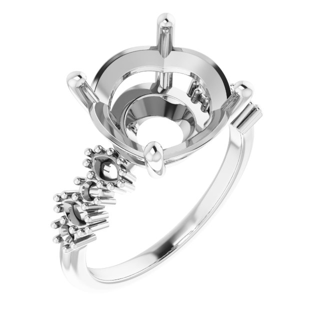 Accented Engagement Ring