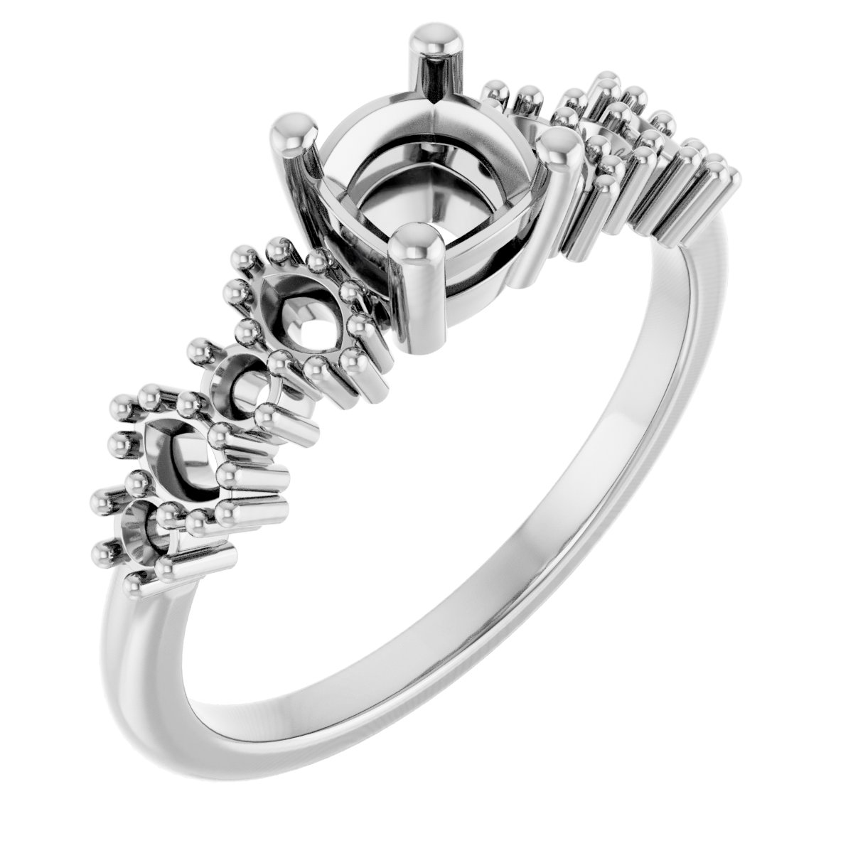 Accented Engagement Ring