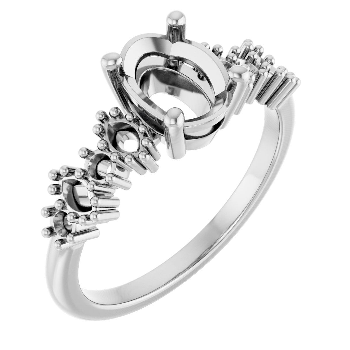 Accented Engagement Ring