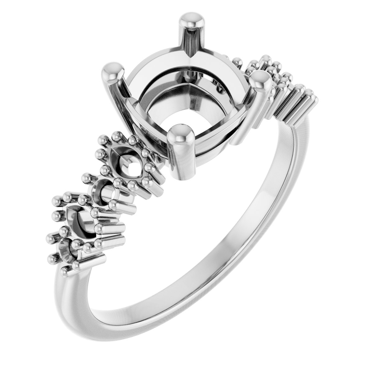 Accented Engagement Ring