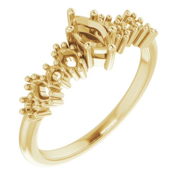 Accented Engagement Ring