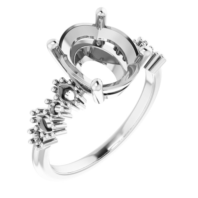 Accented Engagement Ring
