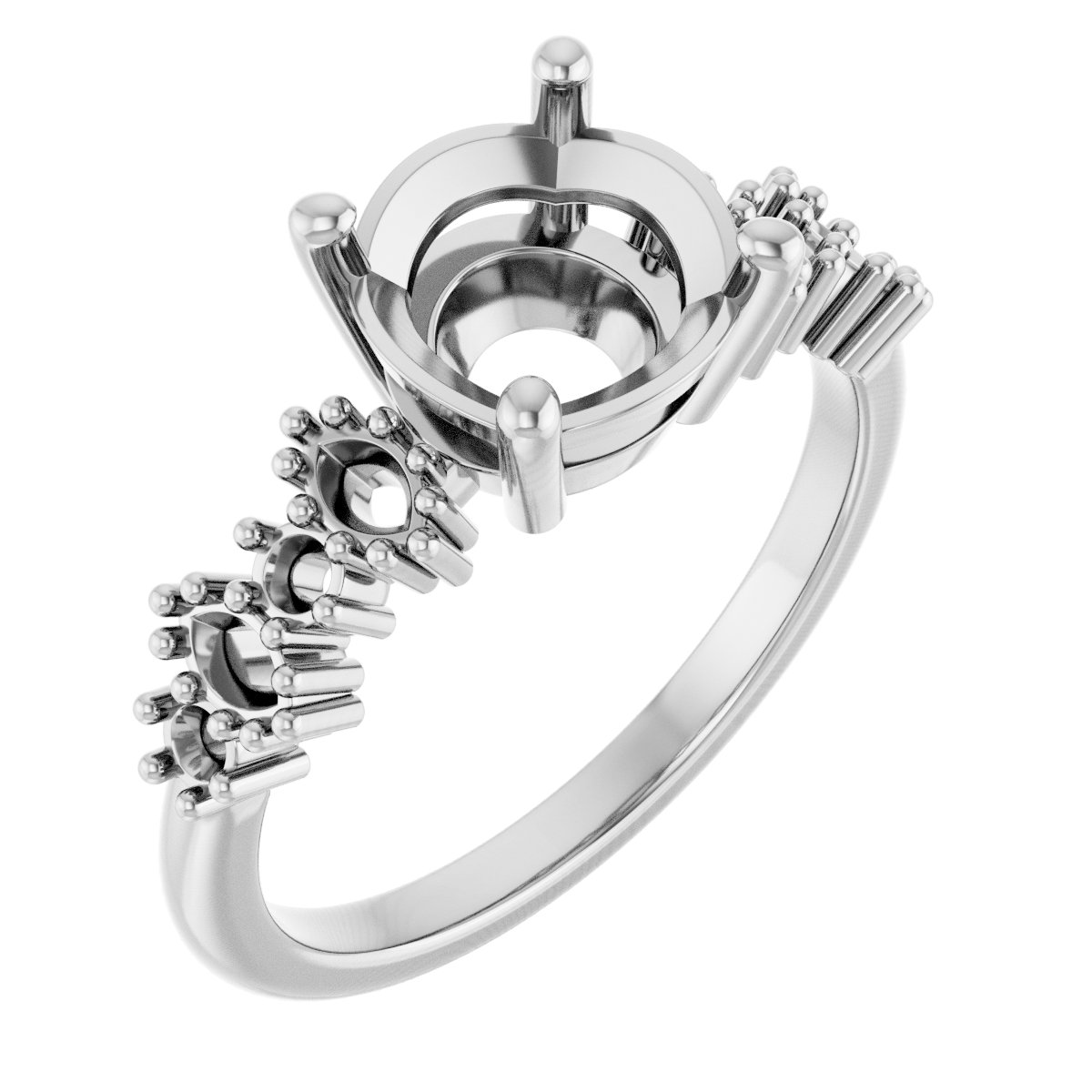 Accented Engagement Ring