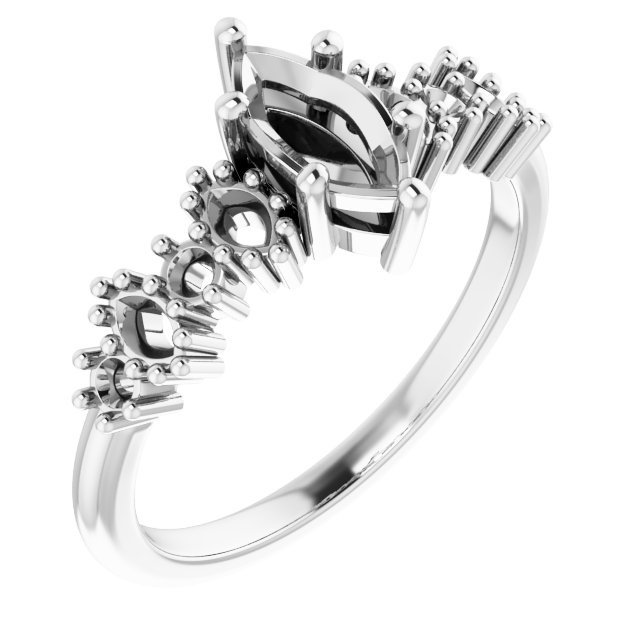 Accented Engagement Ring
