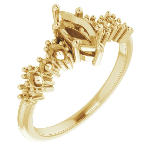 Accented Engagement Ring