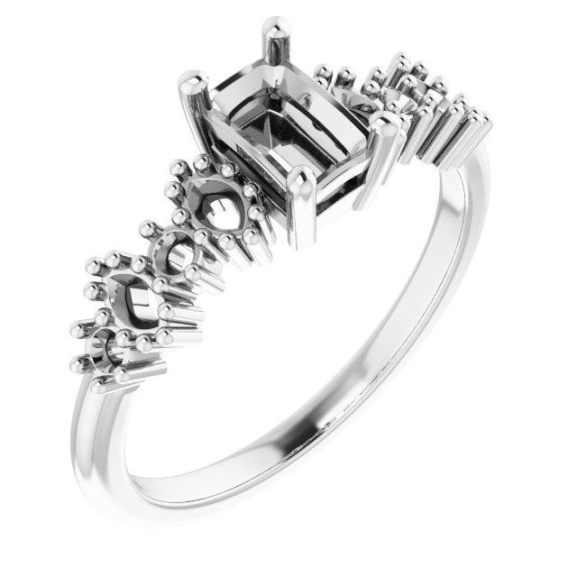 Accented Engagement Ring