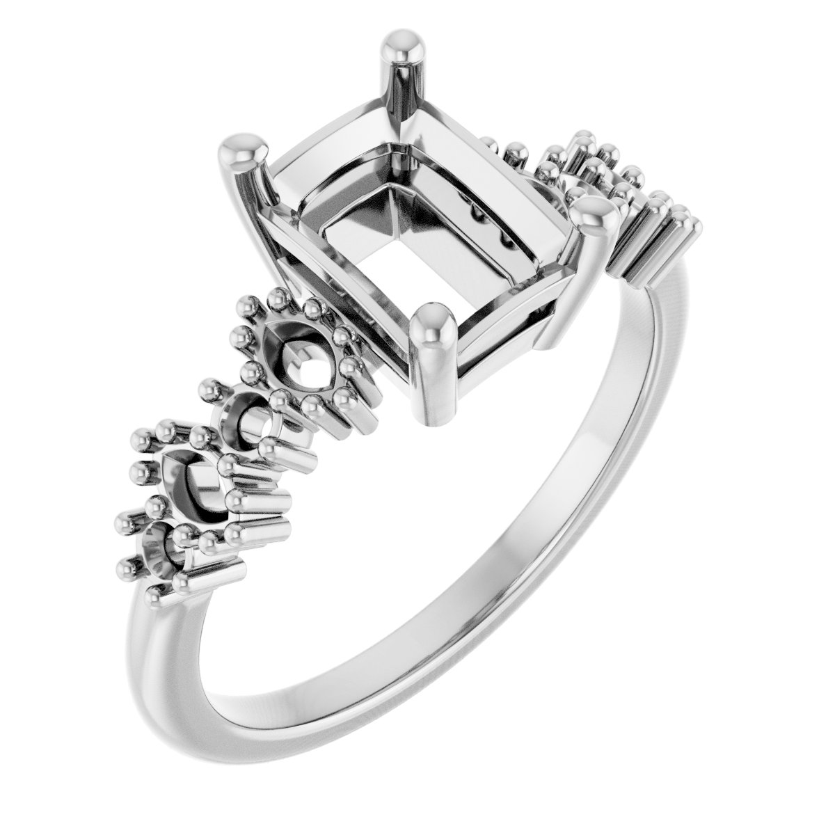 Accented Engagement Ring