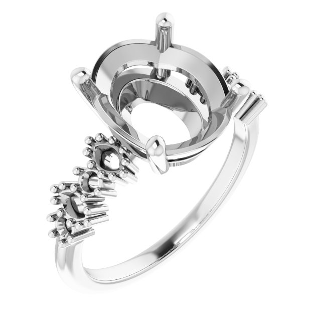 Accented Engagement Ring