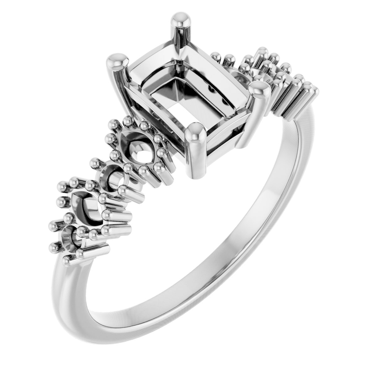 Accented Engagement Ring