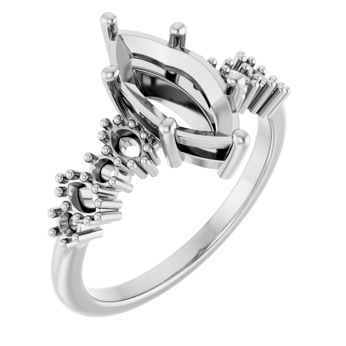 Accented Engagement Ring