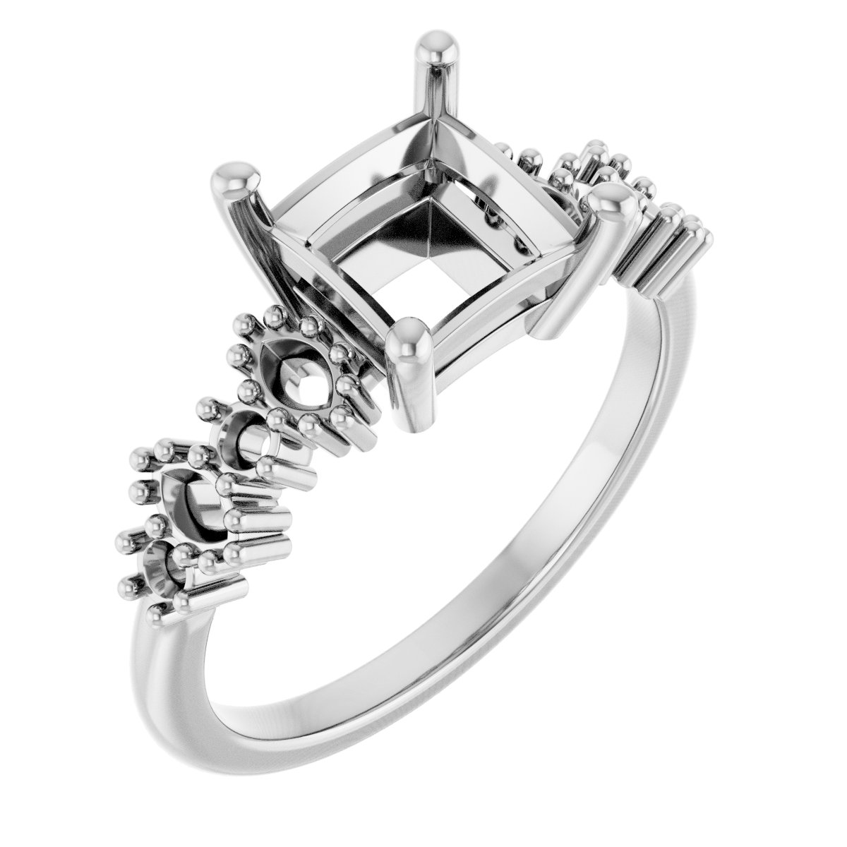 Accented Engagement Ring