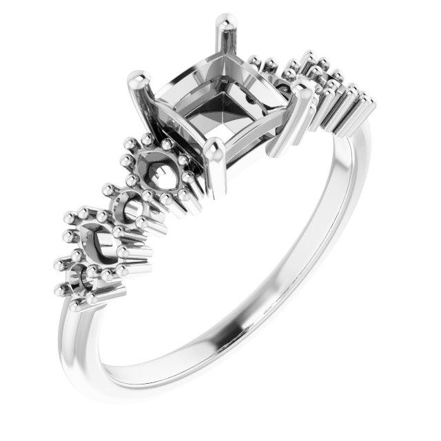 Accented Engagement Ring