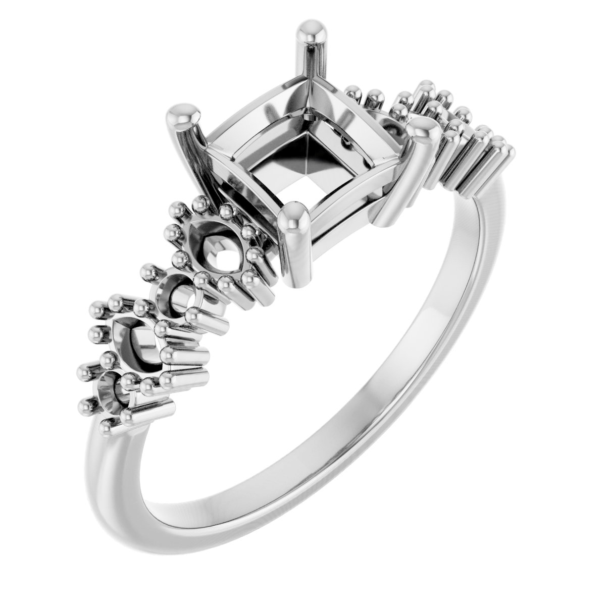Accented Engagement Ring