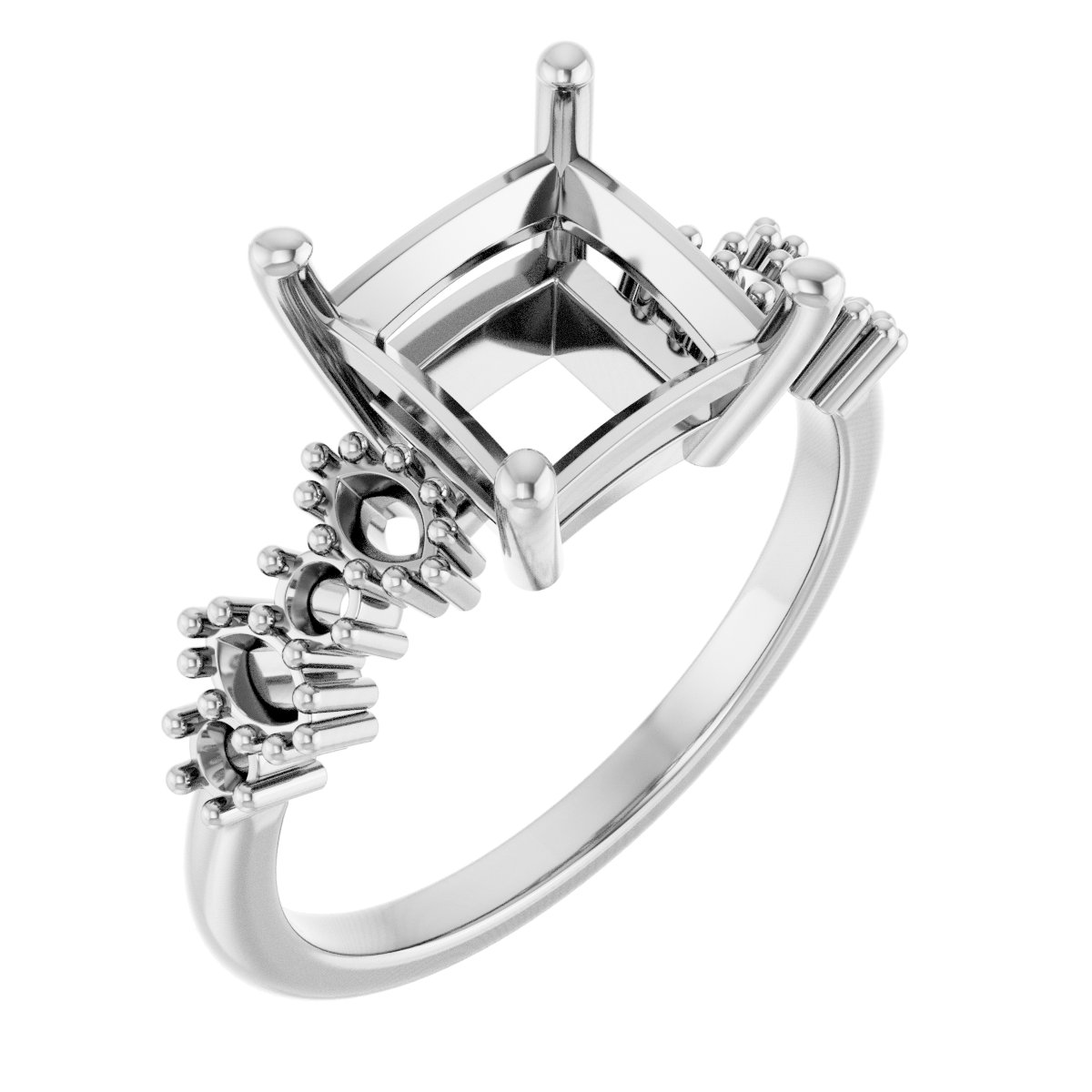 Accented Engagement Ring