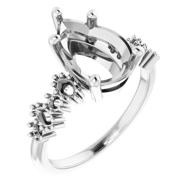 Accented Engagement Ring