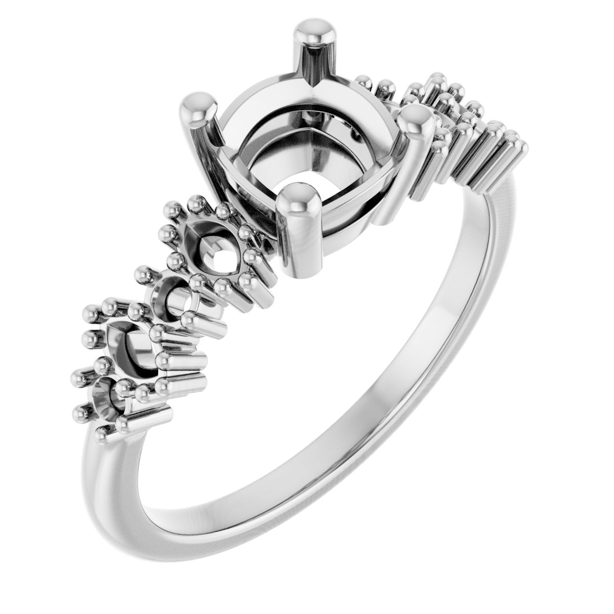 Accented Engagement Ring