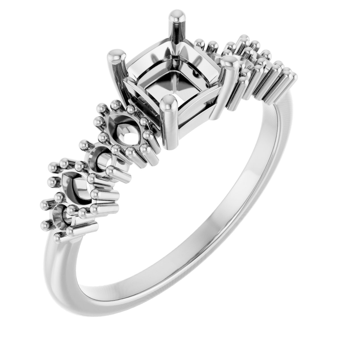 Accented Engagement Ring