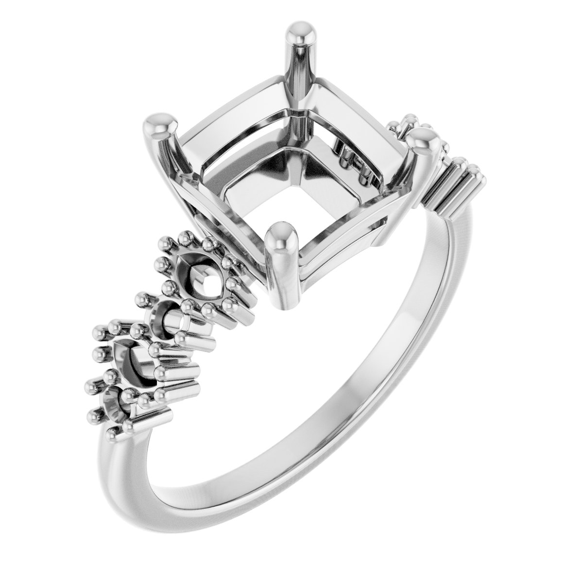 Accented Engagement Ring