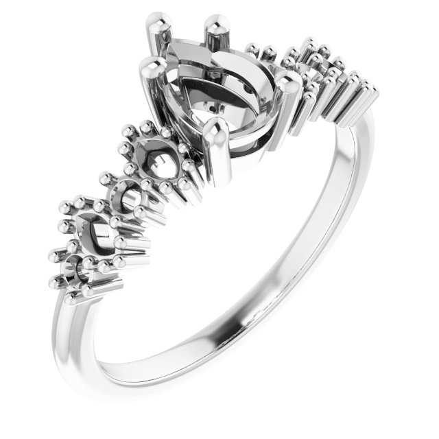 Accented Engagement Ring