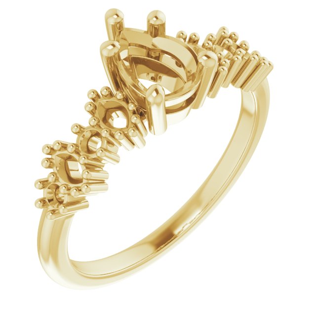 Accented Engagement Ring