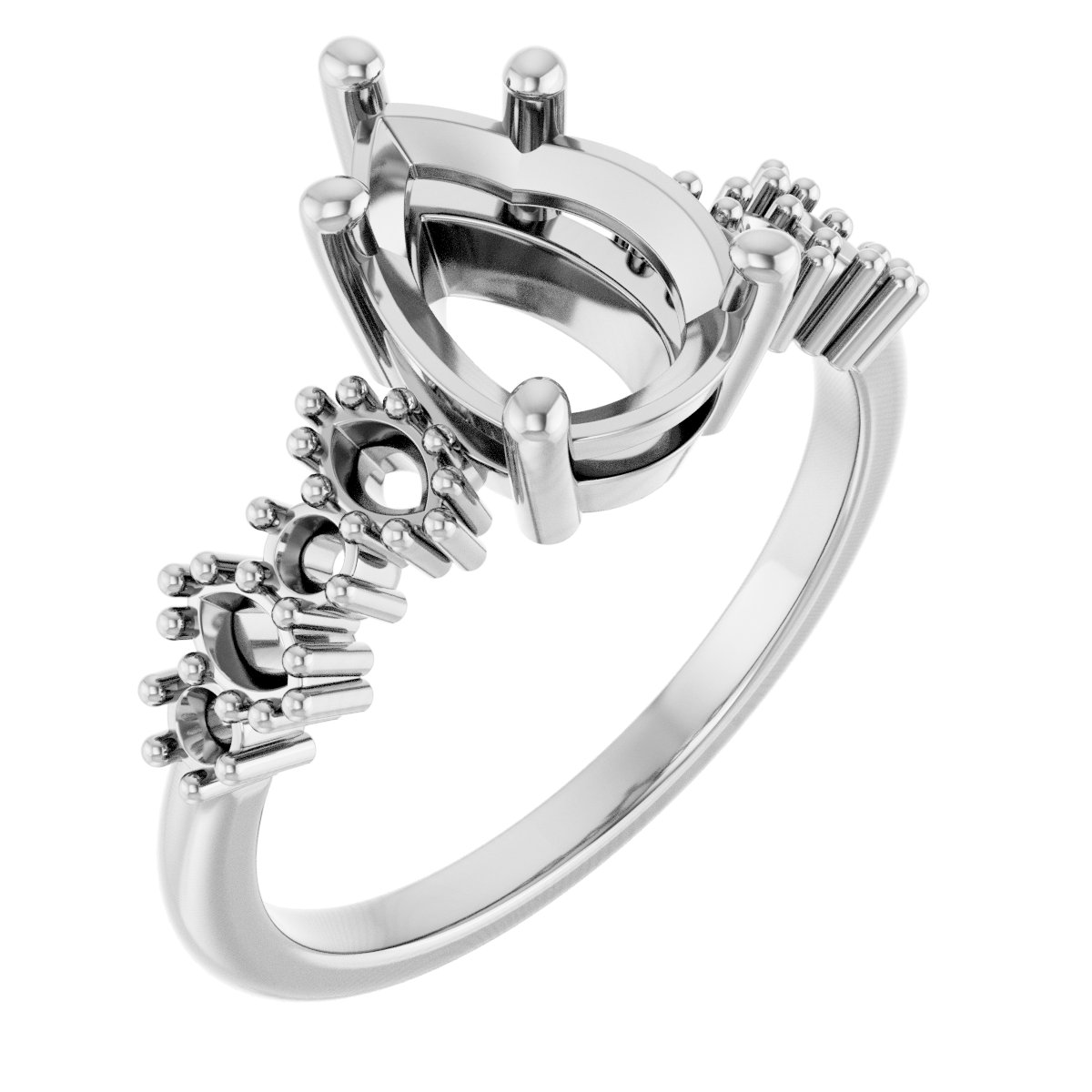 Accented Engagement Ring