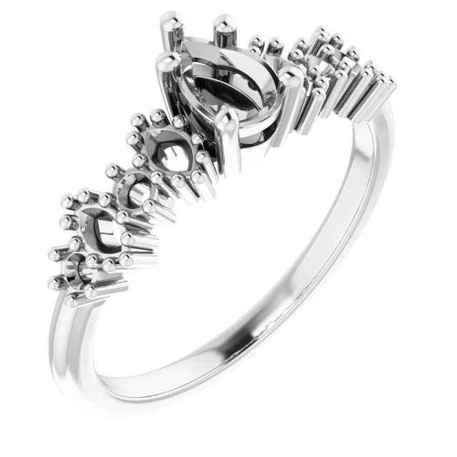 Accented Engagement Ring