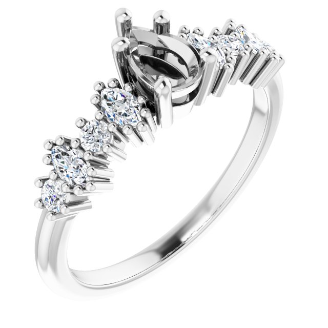14k White Gold
