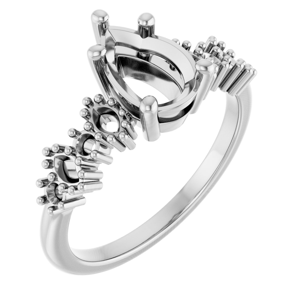 Accented Engagement Ring