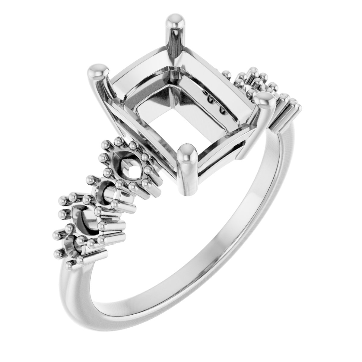 Accented Engagement Ring