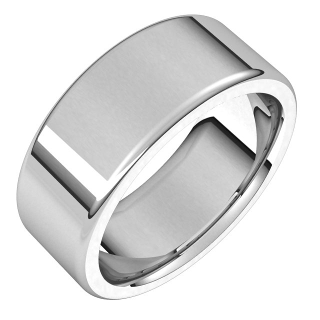 Heavyweight Round-Edge Comfort-Fit Flat Band