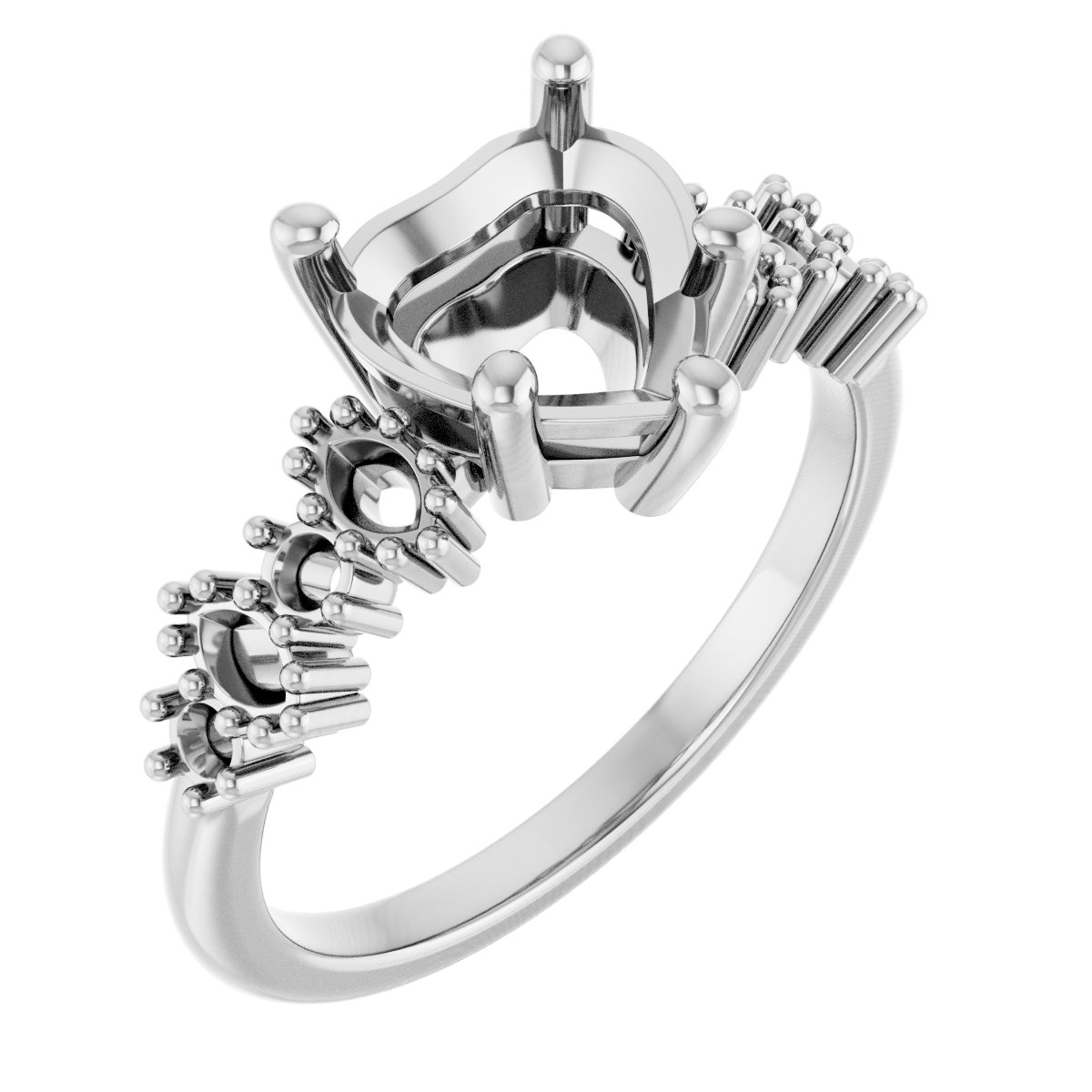 Accented Engagement Ring