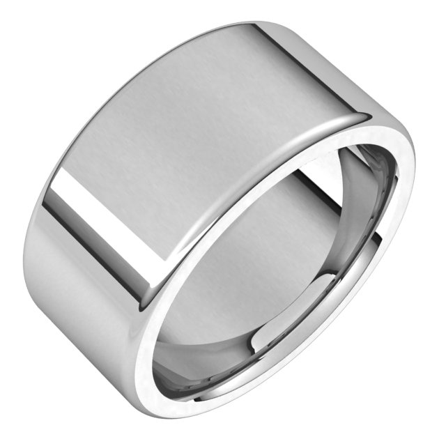Heavyweight Round-Edge Comfort-Fit Flat Band
