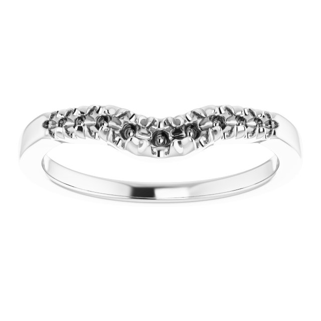 Band Mounting for 9x7 mm Oval view 3
