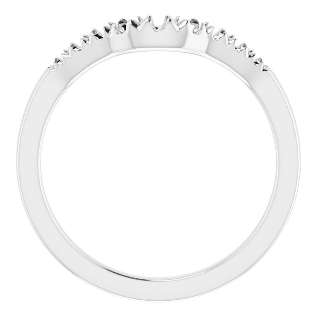 Band Mounting for 9x7 mm Oval view 2