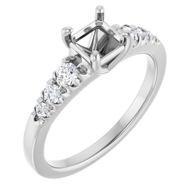 14k White Gold