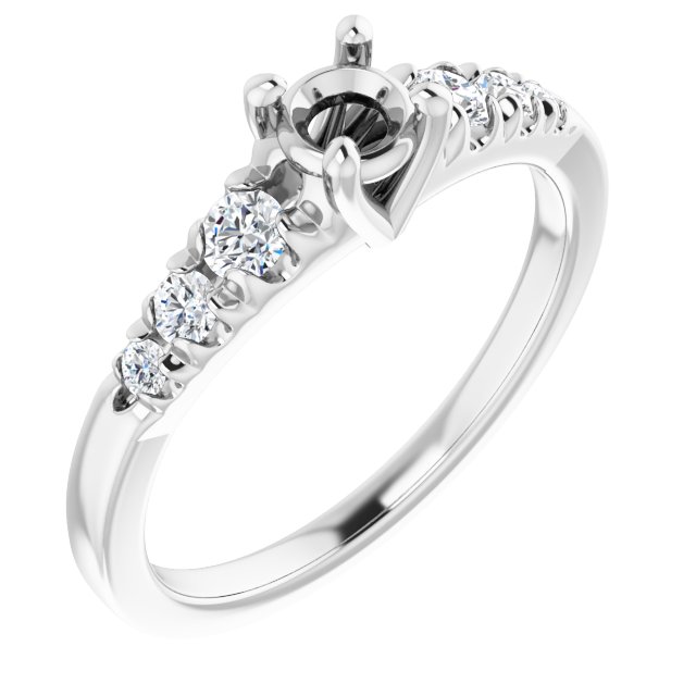 14k White Gold